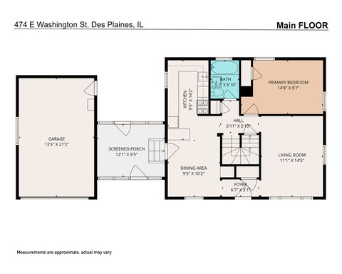 Tiny photo for 474 E Washington Street, Des Plaines, IL 60016 (MLS # 12521827)