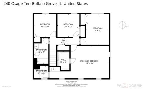 Tiny photo for 240 Osage Terrace, Buffalo Grove, IL 60089 (MLS # 12587273)