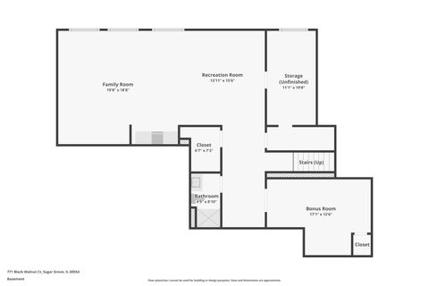 Tiny photo for 771 Black Walnut Court, Sugar Grove, IL 60554 (MLS # 12578216)