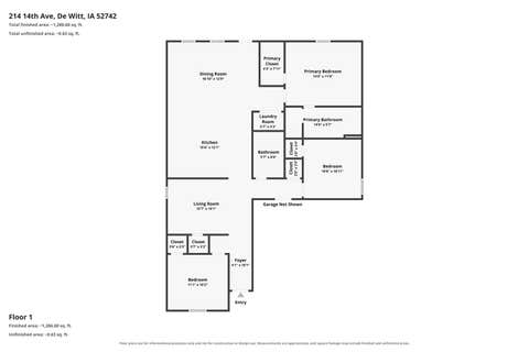 Tiny photo for 214 14th Avenue, De Witt, IA 52742 (MLS # 12718991)