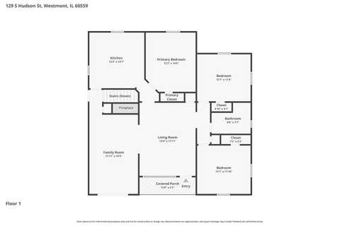 Tiny photo for 129 S Hudson Street, Westmont, IL 60559 (MLS # 12651200)