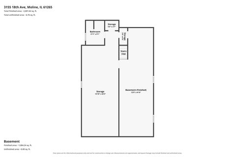 Tiny photo for 3155 18th Avenue, Moline, IL 61265 (MLS # 12746691)