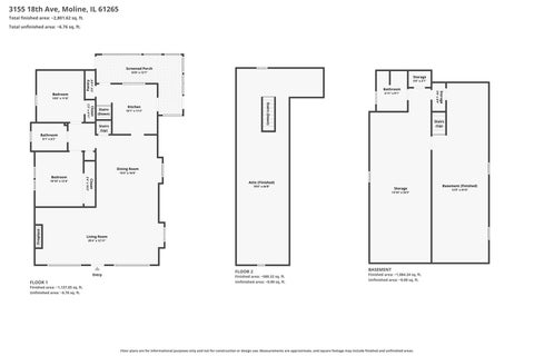 Tiny photo for 3155 18th Avenue, Moline, IL 61265 (MLS # 12746691)