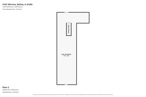 Tiny photo for 3155 18th Avenue, Moline, IL 61265 (MLS # 12746691)