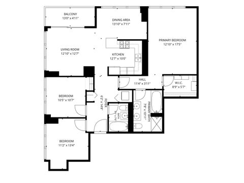 Tiny photo for 200 W Grand Avenue #1801, Chicago, IL 60654 (MLS # 12718022)