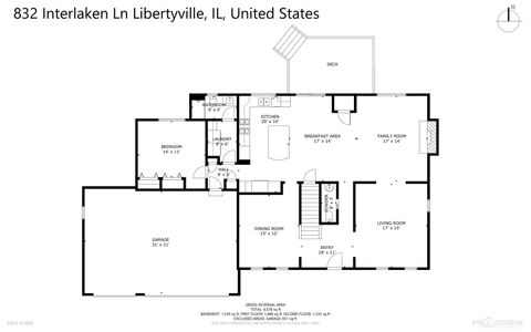 Tiny photo for 832 interlaken Lane, Libertyville, IL 60048 (MLS # 12492933)