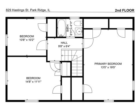 Tiny photo for 829 Hastings Street, Park Ridge, IL 60068 (MLS # 12490684)