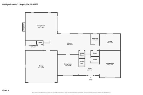 Tiny photo for 808 Lyndhurst Court, Naperville, IL 60563 (MLS # 12749730)