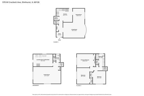 Tiny photo for 570 W Crockett Avenue, Elmhurst, IL 60126 (MLS # 12791100)