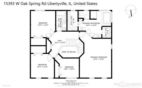 Tiny photo for 15393 W Oak Spring Road, Libertyville, IL 60048 (MLS # 12466333)
