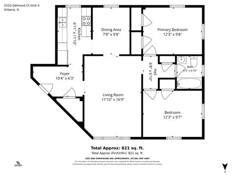 Tiny photo for 1510 Delmont Court #4, Urbana, IL 61801 (MLS # 12783745)