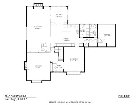 Tiny photo for 7537 Ridgewood Lane, Burr Ridge, IL 60527 (MLS # 12471500)