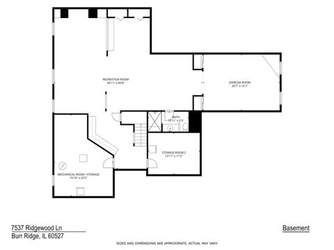 Tiny photo for 7537 Ridgewood Lane, Burr Ridge, IL 60527 (MLS # 12471500)