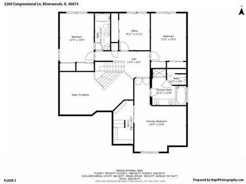 Tiny photo for 2260 Congressional Lane, Riverwoods, IL 60015 (MLS # 12467341)