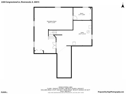 Tiny photo for 2260 Congressional Lane, Riverwoods, IL 60015 (MLS # 12467341)