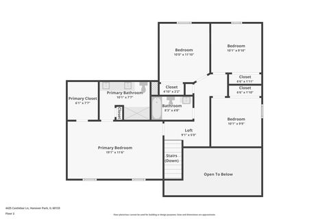 Tiny photo for 4425 Castlebar Lane, Hanover Park, IL 60133 (MLS # 12603742)