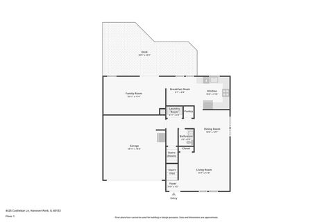 Tiny photo for 4425 Castlebar Lane, Hanover Park, IL 60133 (MLS # 12603742)