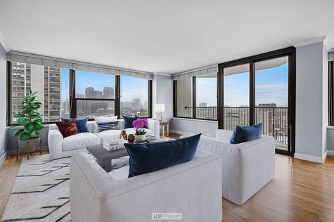 Tiny photo for 1560 N Sandburg Terrace #1201J, Chicago, IL 60610 (MLS # 12562465)