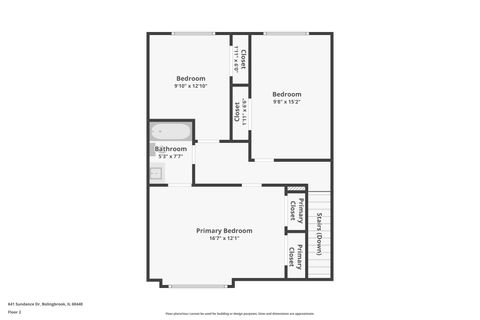Tiny photo for 641 Sundance Drive, Bolingbrook, IL 60440 (MLS # 12613890)