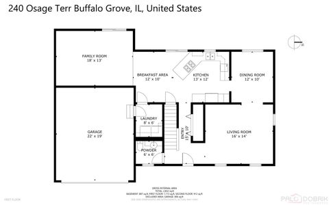 Tiny photo for 240 Osage Terrace, Buffalo Grove, IL 60089 (MLS # 12595882)