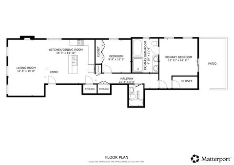 Tiny photo for 3340 N Damen Avenue #2S, Chicago, IL 60618 (MLS # 12753386)