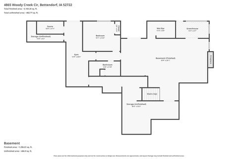 Tiny photo for 4865 Woody Creek Circle, Bettendorf, IA 52722 (MLS # 12694234)