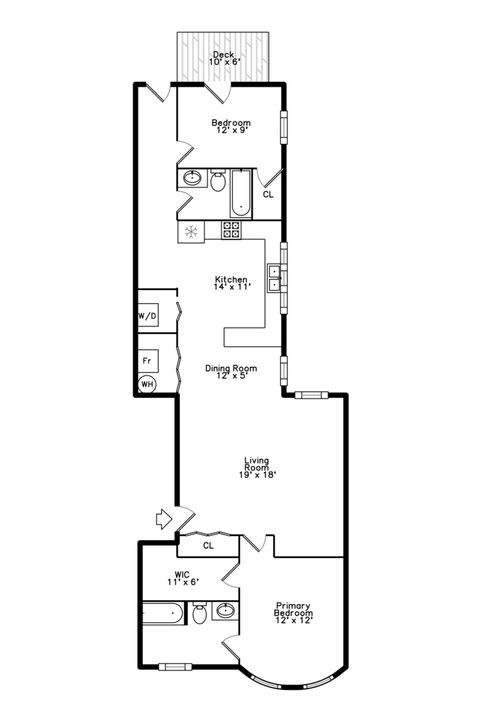 Tiny photo for 4817 S Evans Avenue #2S, Chicago, IL 60615 (MLS # 12554373)