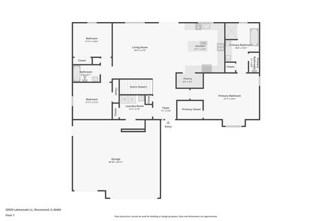 Tiny photo for 20929 Lakewoods Lane, Shorewood, IL 60404 (MLS # 12590951)