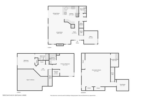 Tiny photo for 14552 Club Circle Drive, Oak Forest, IL 60452 (MLS # 12767275)