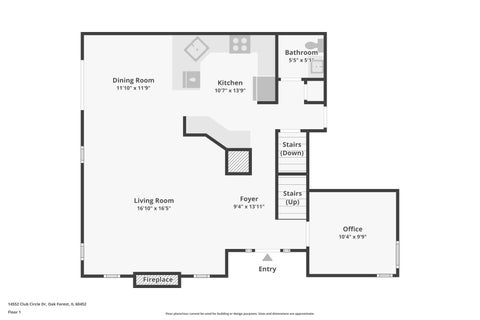Tiny photo for 14552 Club Circle Drive, Oak Forest, IL 60452 (MLS # 12767275)
