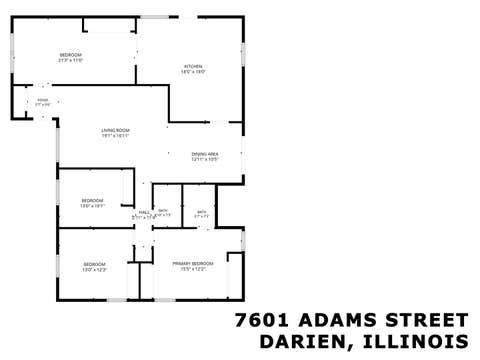 Tiny photo for 7601 Adams Street, Darien, IL 60561 (MLS # 12703269)
