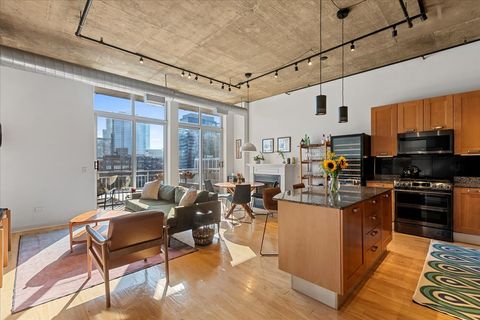 Tiny photo for 111 S MORGAN Street #823, Chicago, IL 60607 (MLS # 12493369)