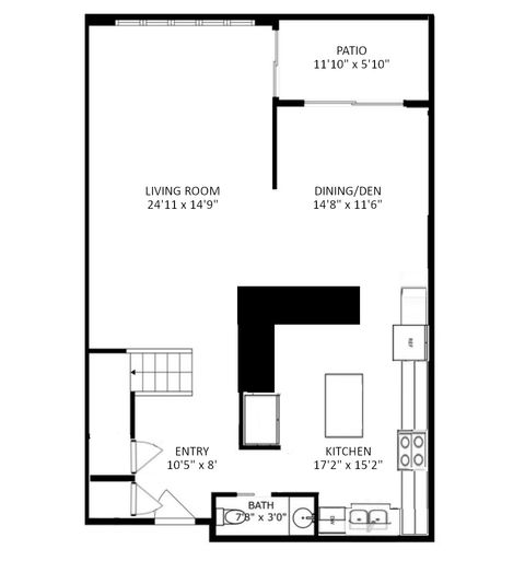 Tiny photo for 1401 Burr Oak Road #114B, Hinsdale, IL 60521 (MLS # 12338288)