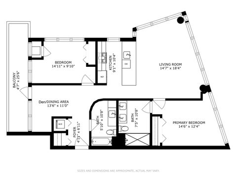 Tiny photo for 303 W OHIO Street #2307, Chicago, IL 60654 (MLS # 12599005)