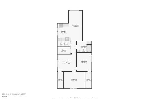 Tiny photo for 2842 N 74th Court, Elmwood Park, IL 60707 (MLS # 12560431)