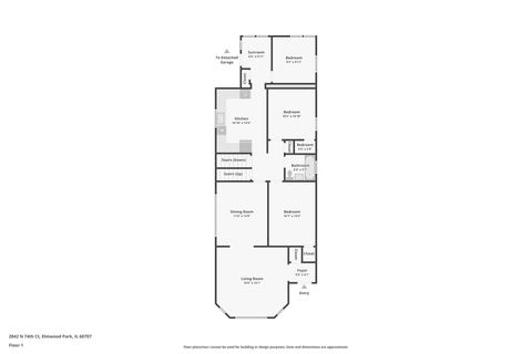 Tiny photo for 2842 N 74th Court, Elmwood Park, IL 60707 (MLS # 12560431)