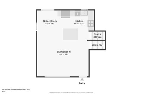 Tiny photo for 0N210 Prince Crossing Road, West Chicago, IL 60185 (MLS # 12714595)