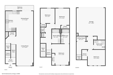 Tiny photo for 5241 W Galewood Avenue, Chicago, IL 60639 (MLS # 12629974)