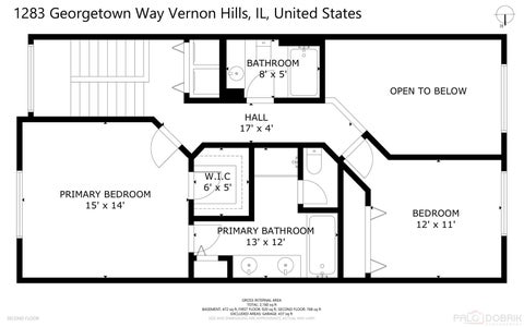 Tiny photo for 1283 Georgetown Way, Vernon Hills, IL 60061 (MLS # 12719625)
