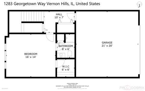 Tiny photo for 1283 Georgetown Way, Vernon Hills, IL 60061 (MLS # 12719625)