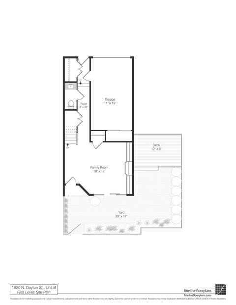 Tiny photo for 1820 N Dayton Street #B, Chicago, IL 60614 (MLS # 12611341)