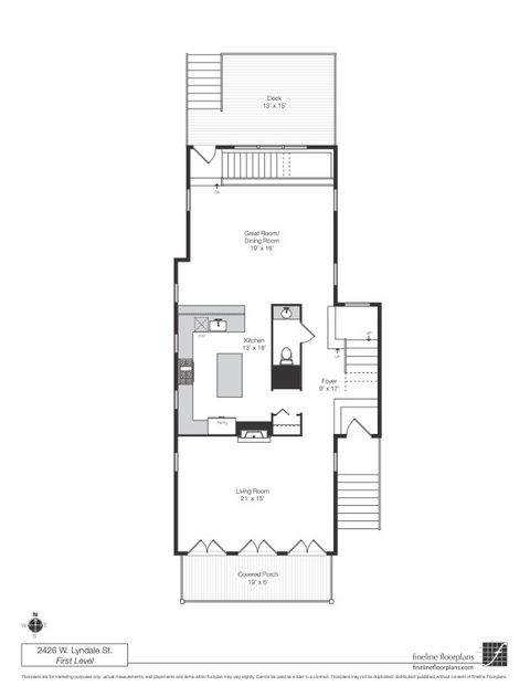 Tiny photo for 2426 W Lyndale Street, Chicago, IL 60647 (MLS # 12600346)