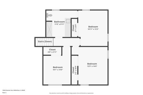 Tiny photo for 14545 Kostner Avenue, Midlothian, IL 60445 (MLS # 12516281)