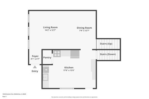 Tiny photo for 14545 Kostner Avenue, Midlothian, IL 60445 (MLS # 12516281)
