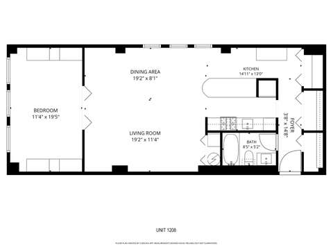 Tiny photo for 633 S PLYMOUTH Court #1208, Chicago, IL 60605 (MLS # 12720132)