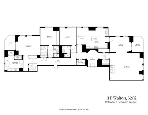 Tiny photo for 11 E Walton Street #3202, Chicago, IL 60611 (MLS # 12784202)