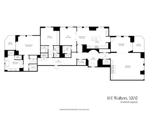 Tiny photo for 11 E Walton Street #3202, Chicago, IL 60611 (MLS # 12784202)