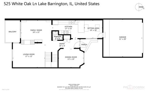 Tiny photo for 525 WHITE OAK Lane #26525, Lake Barrington, IL 60010 (MLS # 12670377)