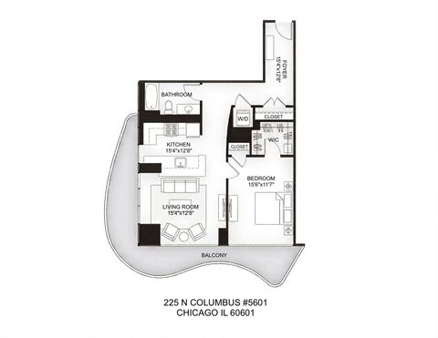 Tiny photo for 225 N Columbus Drive #5601, Chicago, IL 60601 (MLS # 12617688)
