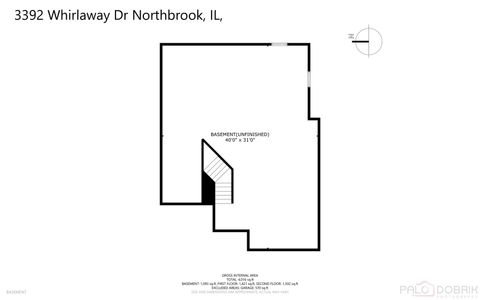 Tiny photo for 3392 Whirlaway Drive, Northbrook, IL 60062 (MLS # 12591417)
